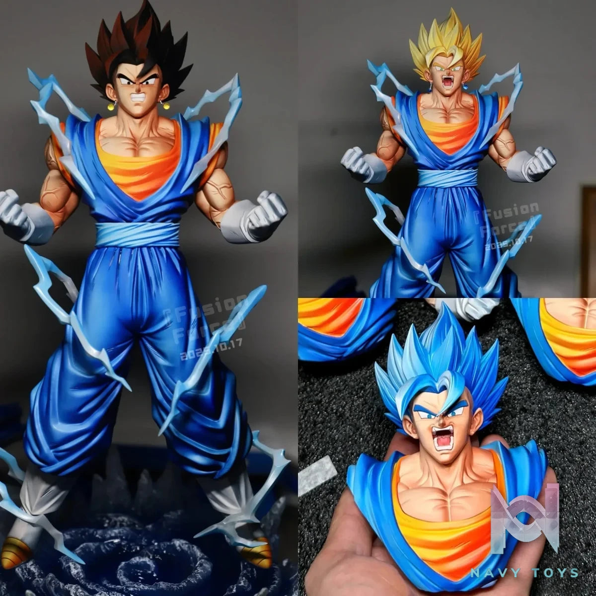 Fusion Force Studio - Super Vegito Dragon Ball resin statue Navy Toys anime figure