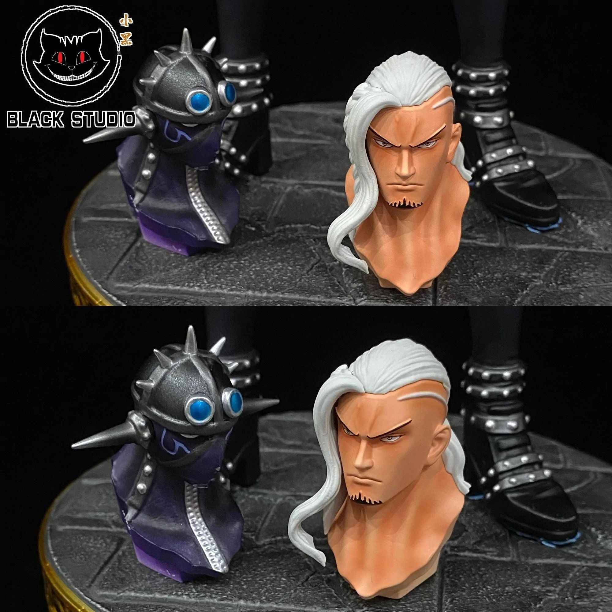 King resin statue black Studio anime figure