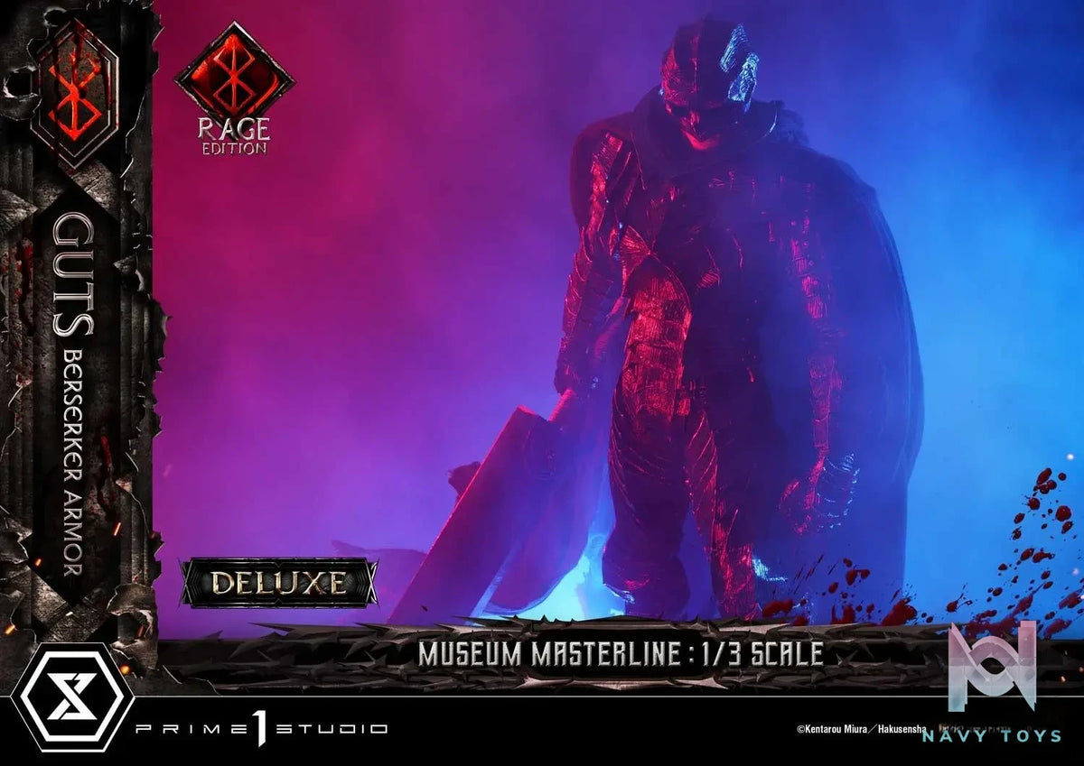 Prime 1 Studio – Museum Masterline Berserk Guts, Berserker Armor Rage Edition MMBR-03 MMBR-03DX MMBR-03DXS (Licensed)