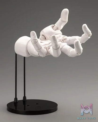 Kotobukiya – Artist Support Item Hand Model 1/1 L Grey & White AT029 AT030 (Licensed)