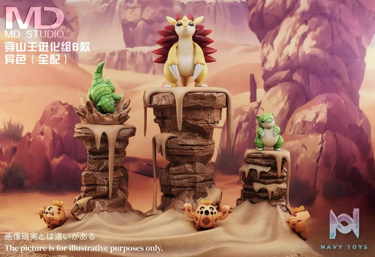 MD Studio – Pokemon Sandslash Evolutionary Group B