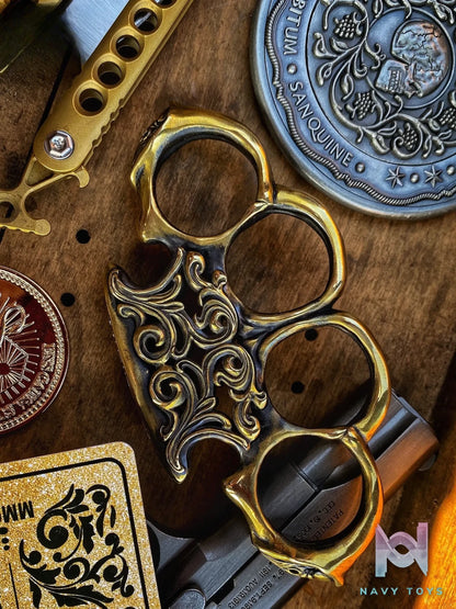 Raven Studio (silver jewelry) – Warrior EDC Knuckle Duster Pendant Original