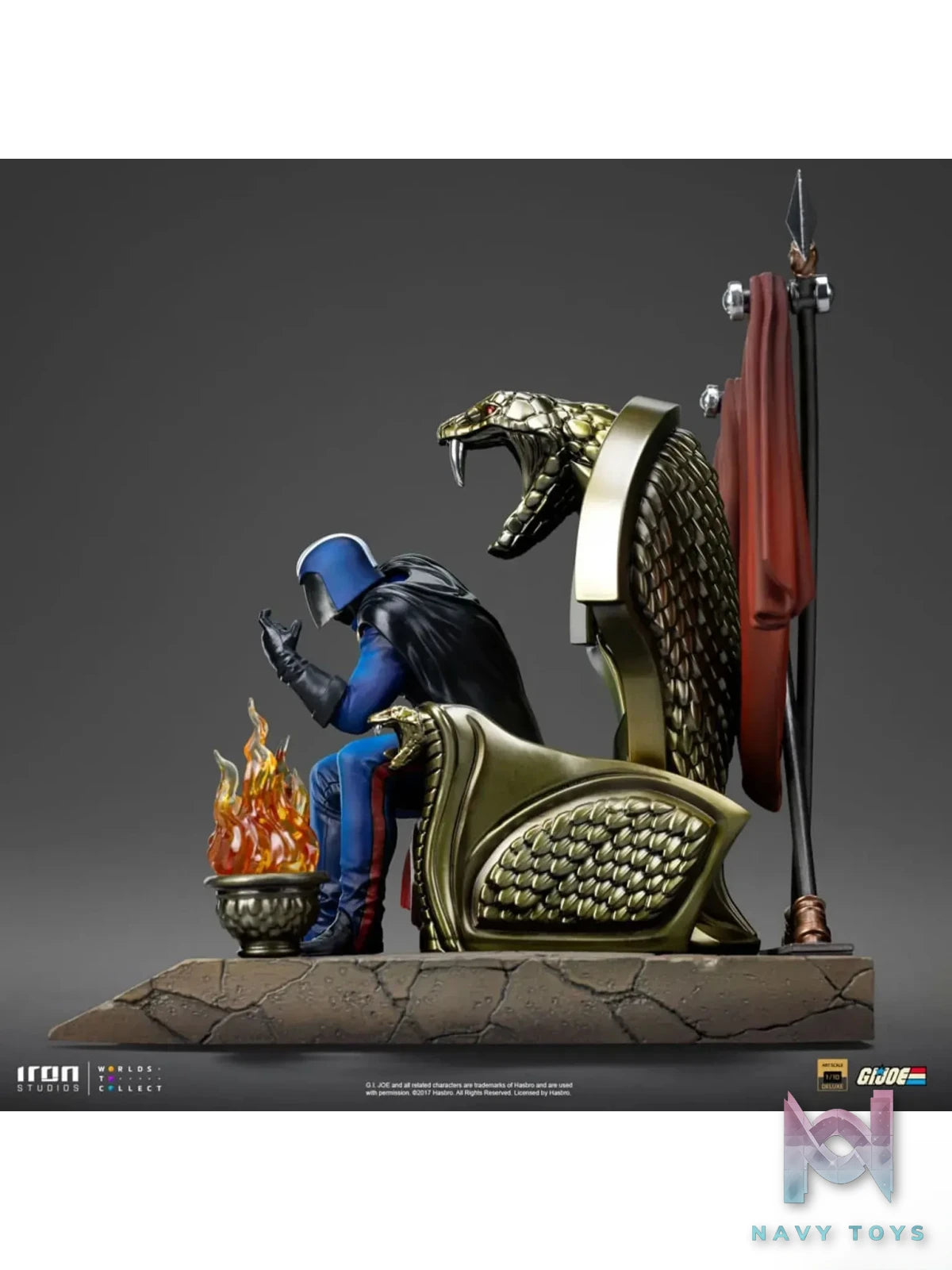 Iron Studios – Cobra Statue G.I. Joe Art Scale HASBR122225-10 (Licensed)