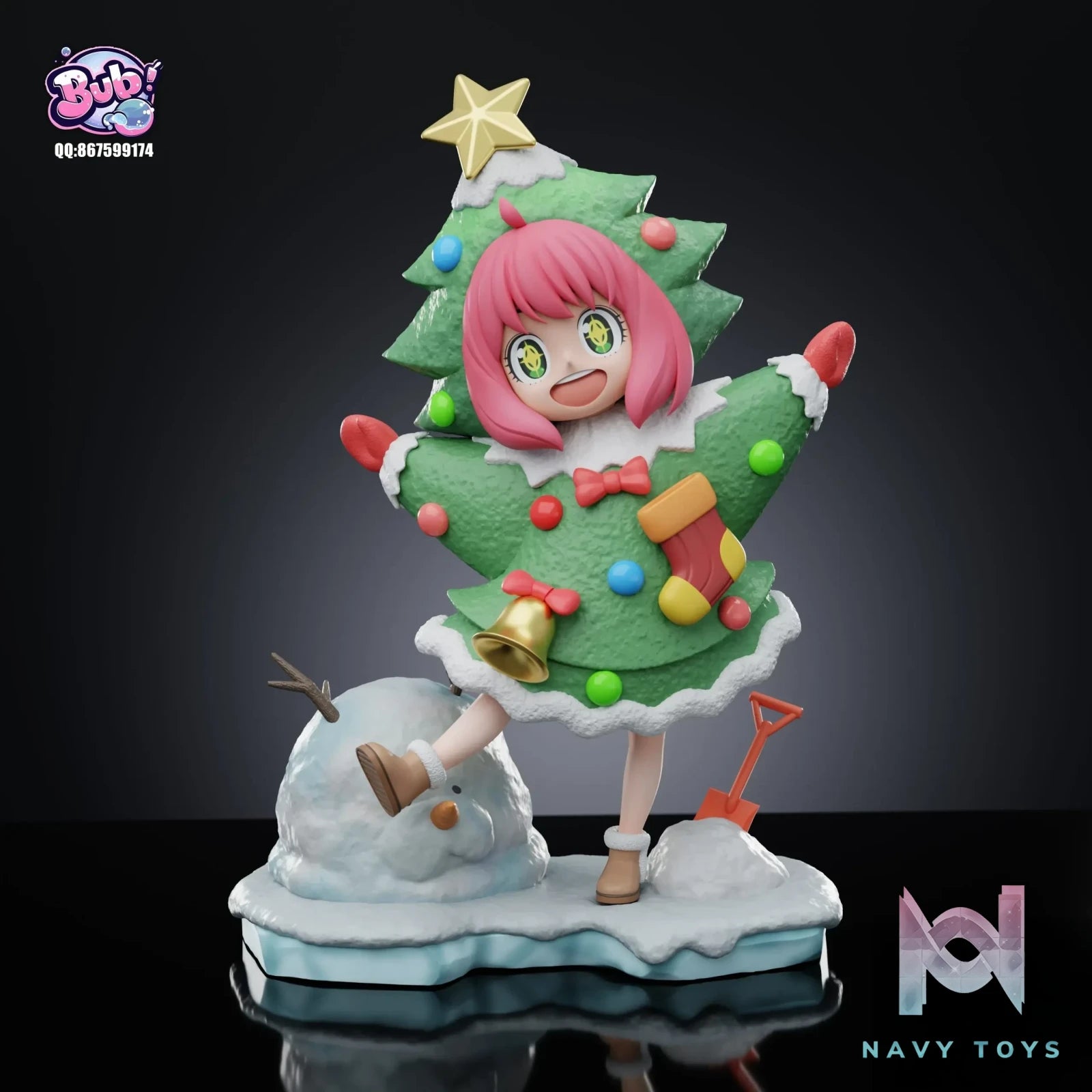 BubbleX Studio – Spy x Family Christmas Tree Anya Forger