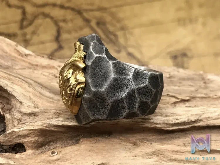 Shou Jiang Studio – Custom Original Design Steadfast Heart Ring Original