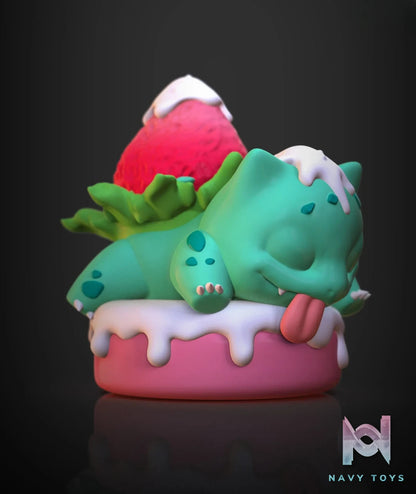 Ci Yuan Kuang Xiang Studio – Pokémon Bulbasaur with strawberries on its back