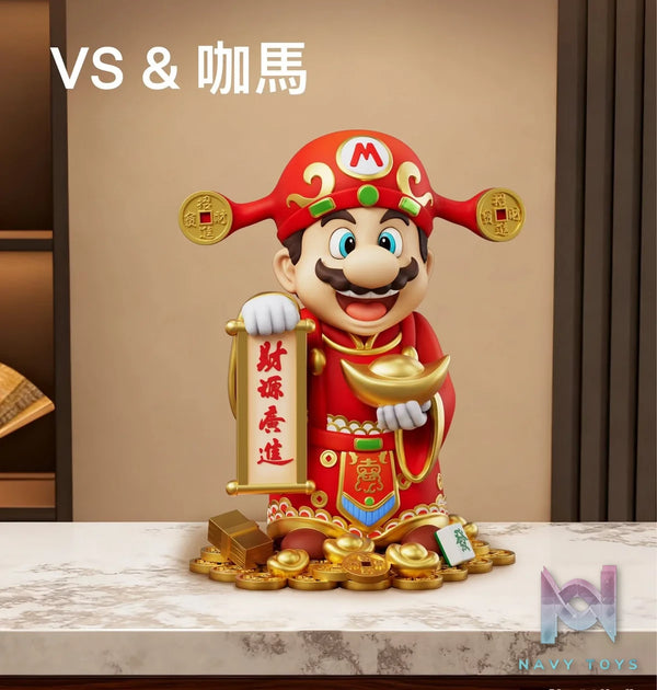 Fortune Mario resin statue VS Studio & Ka Ma Mo Wan Studio anime figure