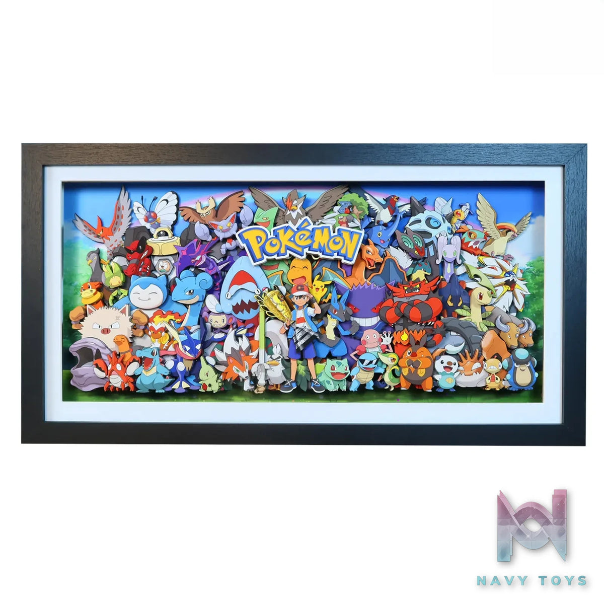 KALA HOME Studio – Pokémon Multiple Characters #01 3D Decorative Painting Pokémon