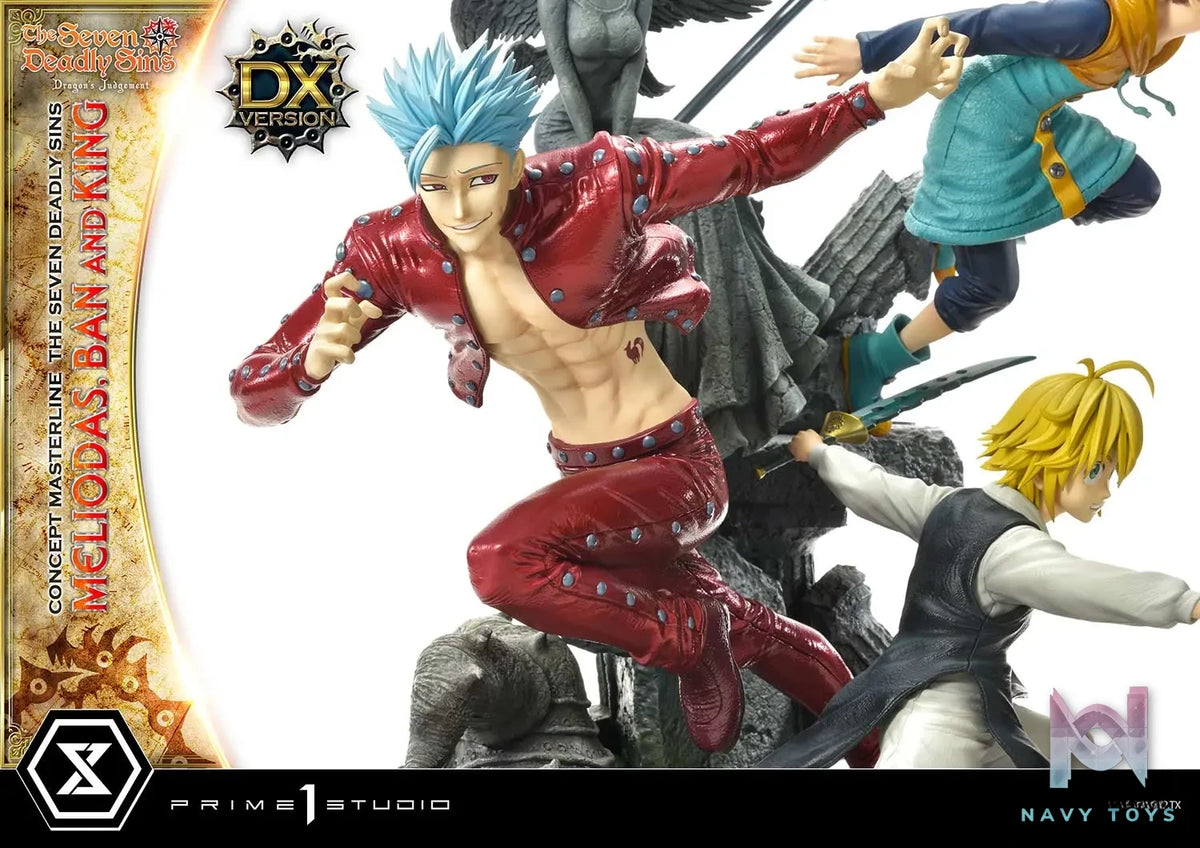 Prime 1 Studio – Concept Masterline The Seven Deadly Sins Meliodas, Ban and King CMNTZ-01 CMNTZ-01DXS (Licensed)