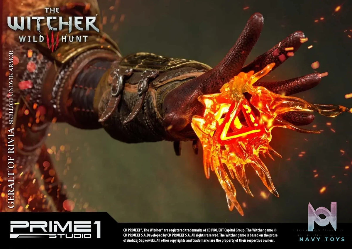 Prime 1 Studio – Premium Masterline The Witcher 3: Wild Hunt Geralt of Rivia Skellige Undvik Armor PMW3-07 PMW3-07EX (Licensed)