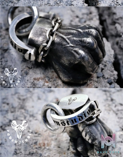 Raven Studio (silver jewelry) – Exclusive Design Legendary Fist Pendant Necklace Original