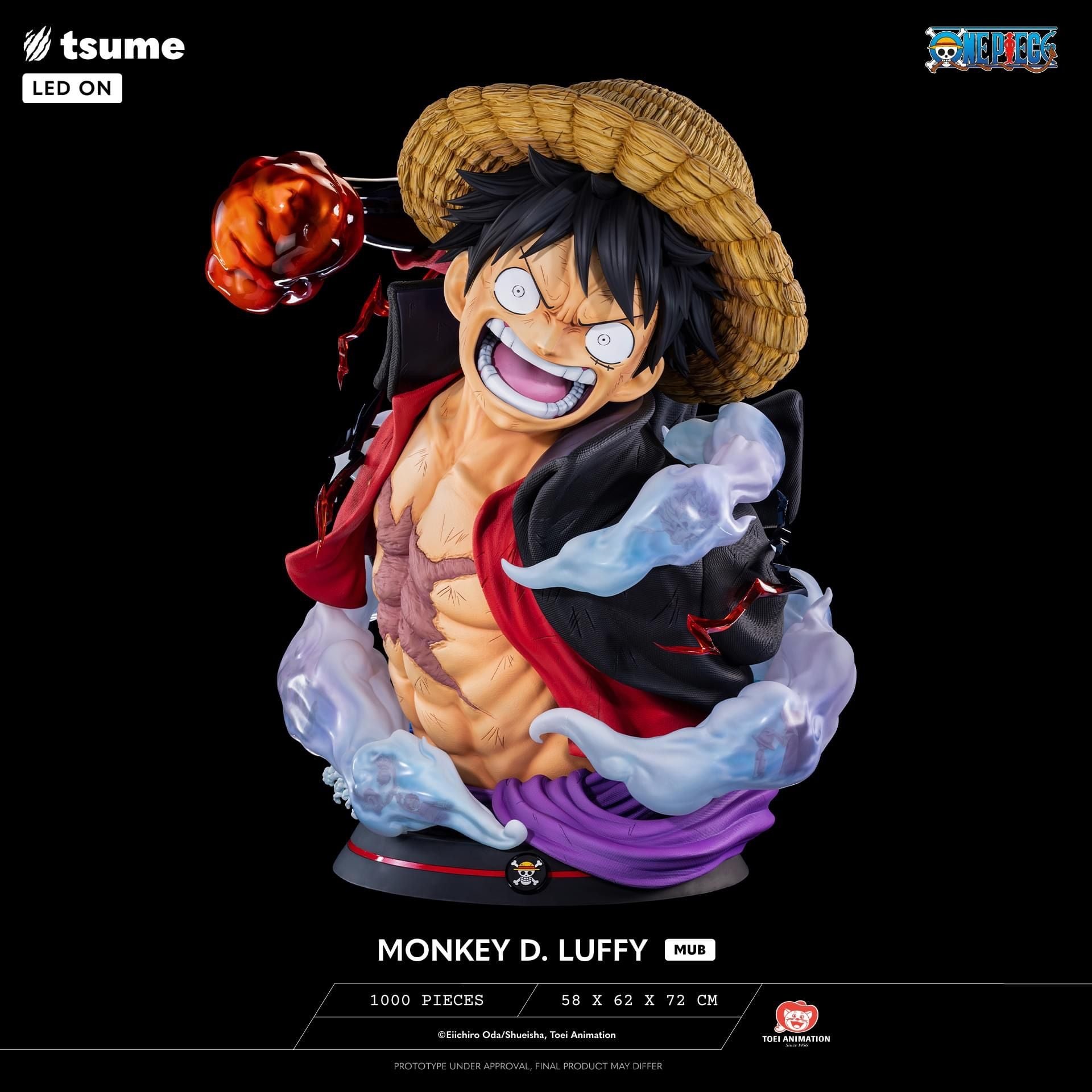 Bust Monkey D. Luffy - One Piece - Tsume Art resin statue Tsume Art Studio anime figure
