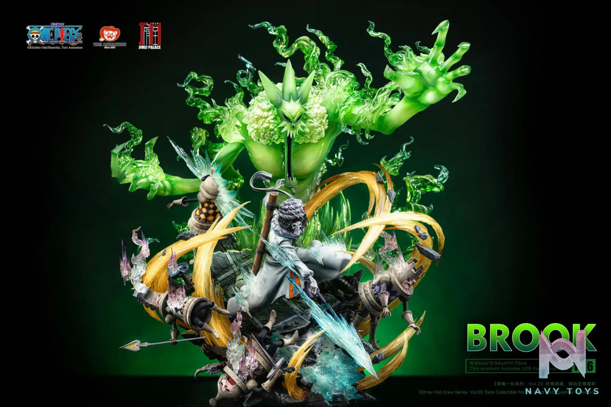 JIMEI PALACE Studio – ONE PIECE Straw Hat Crew Series Vol. 2 Brook Statue (Licensed)