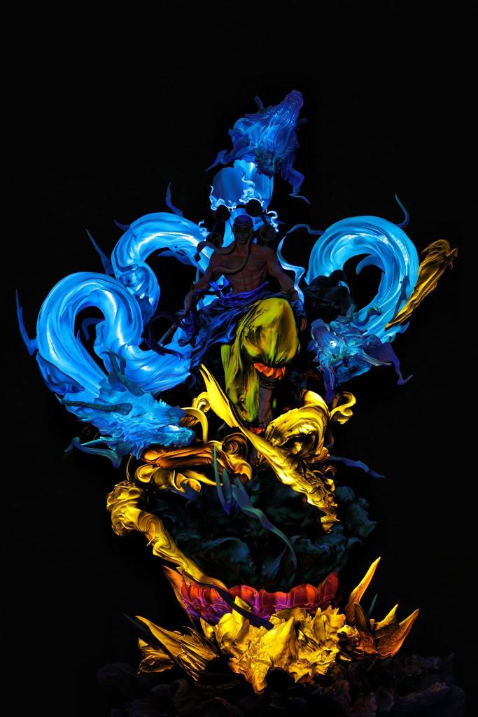 Enel resin statue iron curtain studio anime figure