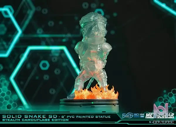 First 4 Figures – Metal Gear Solid – Solid Snake SD 8″ PVC Painted statue (Licensed)