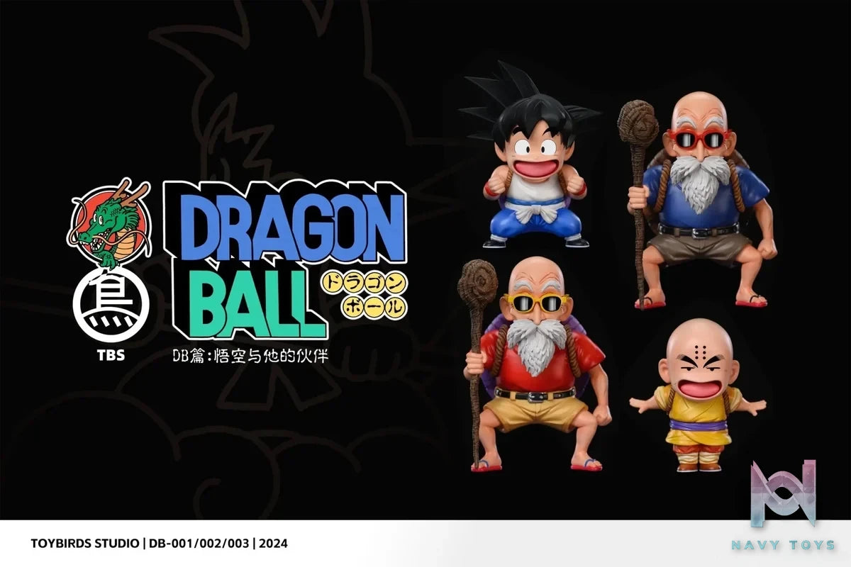 ToyBirds Studio - Dragon Ball Goku's Friend DB - 002 Krillin resin statue Navy Toys anime figure