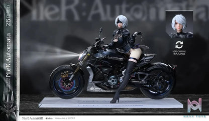 Aetheria Studio X SX Studio - 2B Motorcycle NieR:Automata resin statue Navy Toys anime figure