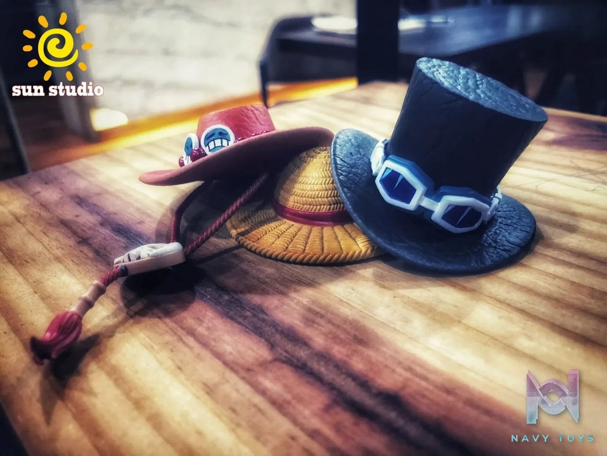 Sun Studio – One Piece Luffy Ace Sabo Hats