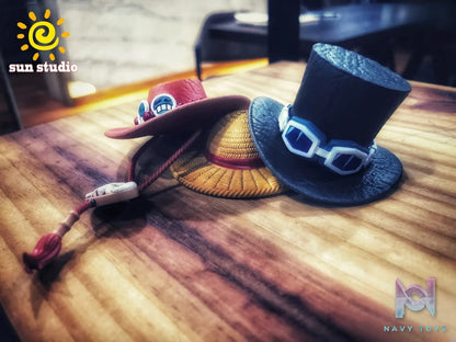 Sun Studio – One Piece Luffy Ace Sabo Hats