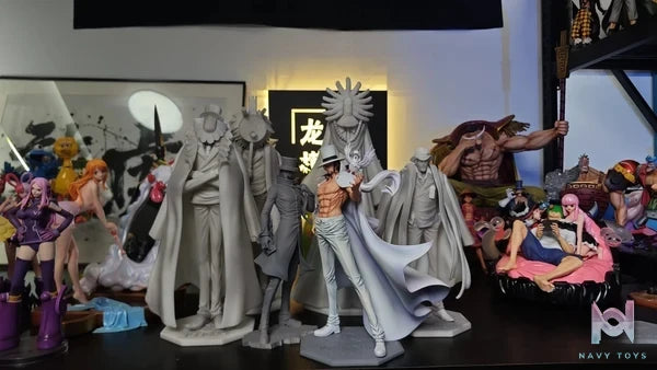 Long Hu Studio - One Piece CP0 Small audience 1 Guernica & Joseph resin statue Navy Toys anime figure