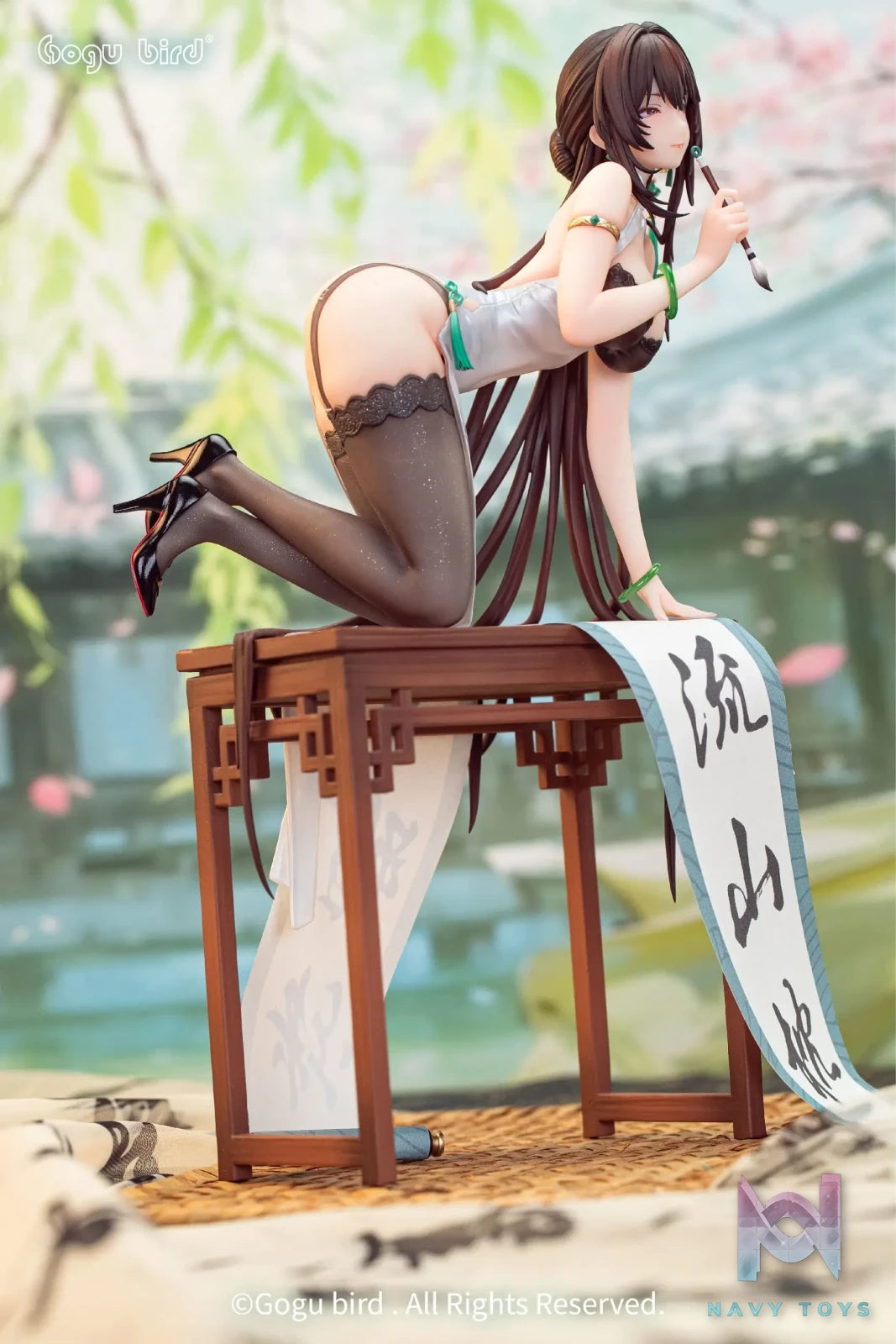 Gogu Bird – Calligraphy Maiden – Mo Wanqing 1/6 Figure (Licensed)