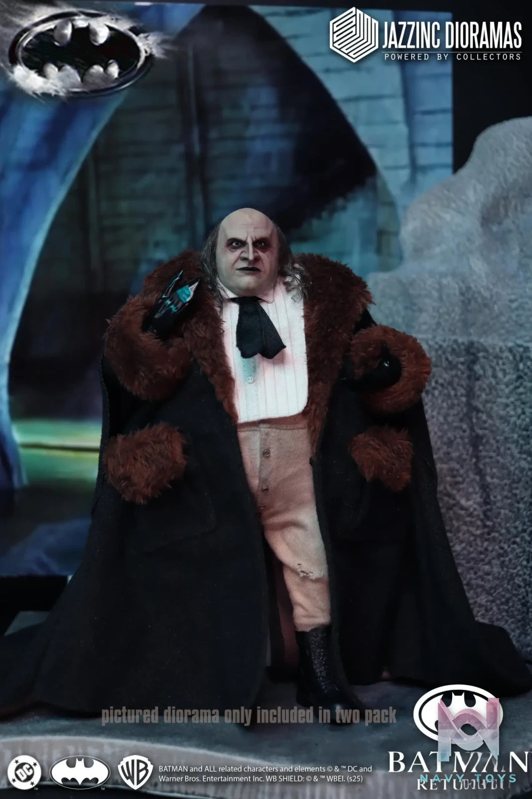 Jazzinc Dioramas Studio – The Sewer Penguin (Batman Returns) 1/6 Scale Figure (Licensed)