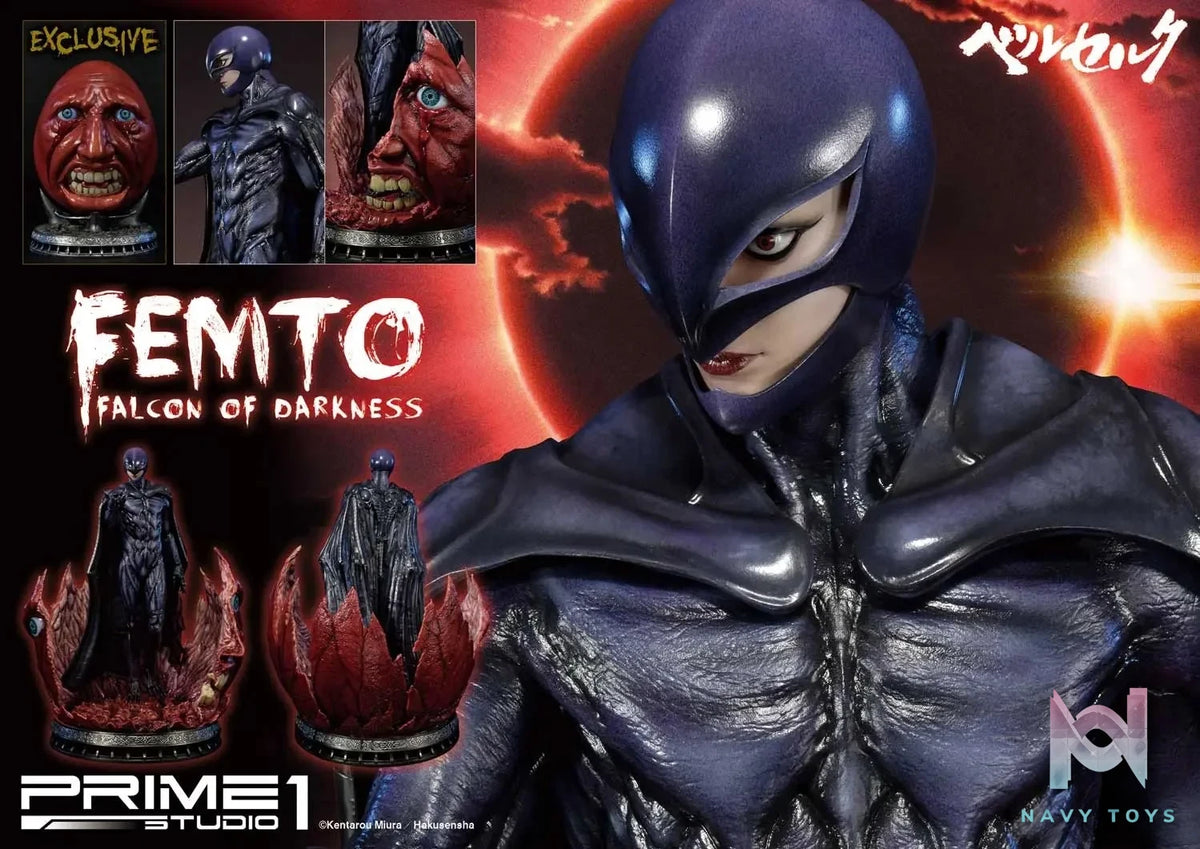 Ultimate Premium Masterline Berserk Femto, The Falcon of Darkness UPMBR-06 UPMBR-06EX (Licensed) - Prime 1 Studio resin statue Navy Toys anime figure