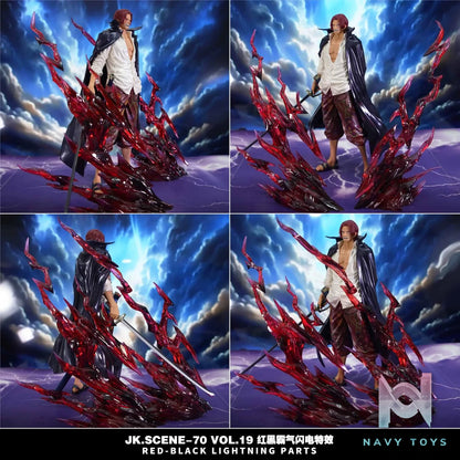 JacksDo Studio – One Piece Shanks Special Effect Accessories & Red and Black Domineering Lightning