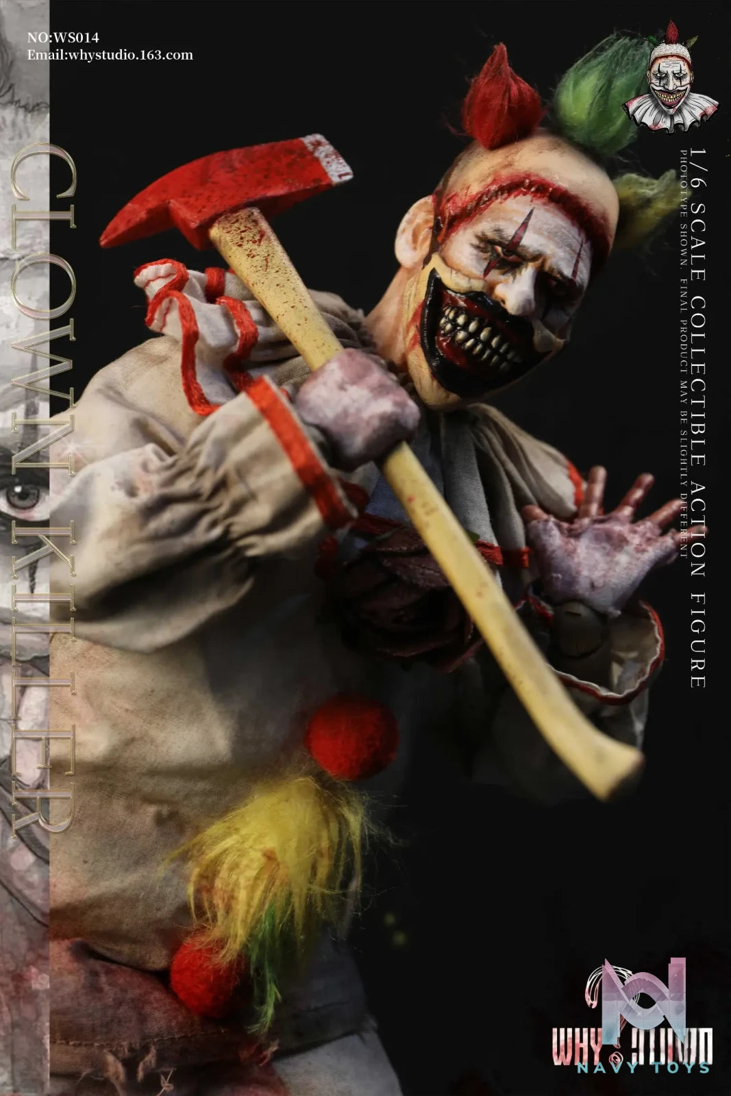 WHY STUDIO – American Horror Story Clown 1/6 NO:WS014 Action Figure