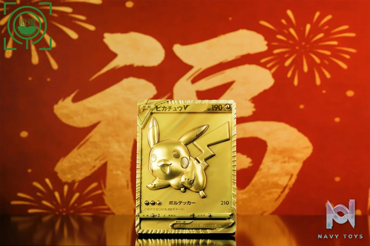 GEISHA Studio – Special Card Series Gold Pikachu Pokémon
