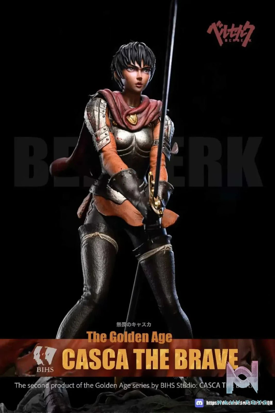 Legend 2 Golden Age Chapter Casca The Brave - Berserk - BIHS Studio resin statue Navy Toys anime figure