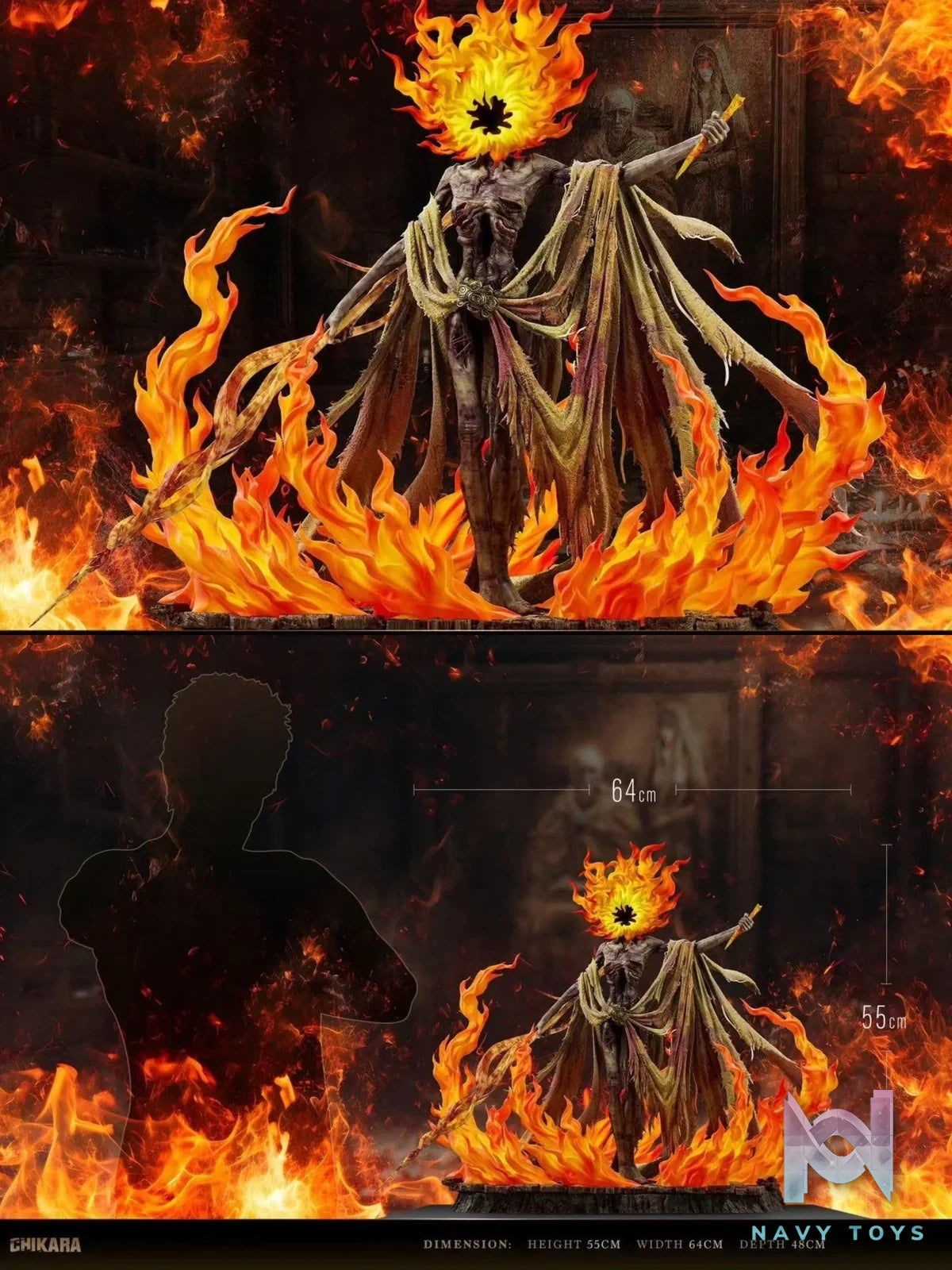 Midra Lord of Frenzied Flame - Elden Ring - Chikara Studio resin statue Chikara Studio anime figure