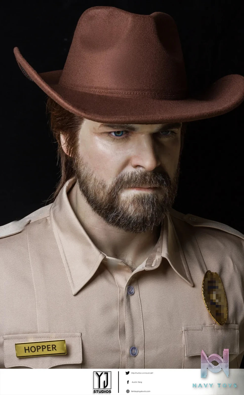 YJ Studio – Stranger Things Hopper 1/1 Bust