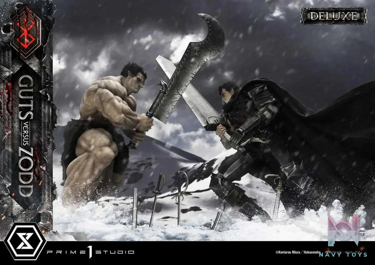 Guts versus Zodd UDMBR-01 UDMBR-01DX (Licensed) - Ultimate Diorama Masterline Berserk - Prime 1 Studio resin statue Navy Toys anime figure