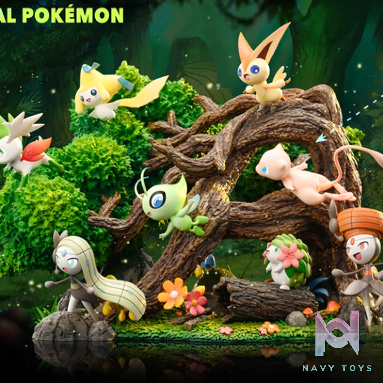 Block Man Studio – Pokémon Scene #1 Bewilder Forest Mew