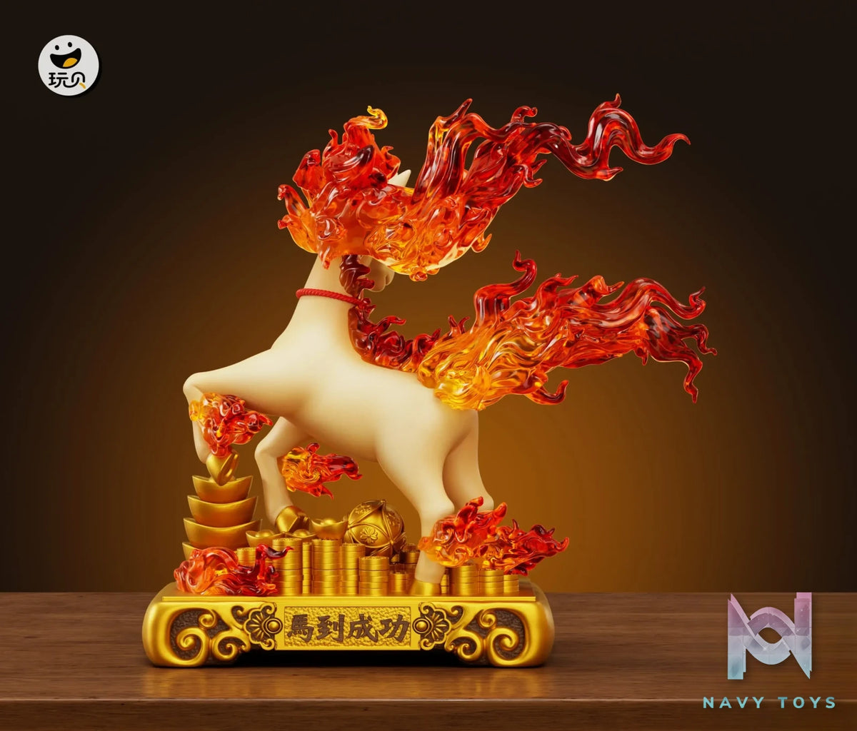 Wan Bei Studio – Rapidash Lucky Charm Figurine Pokémon