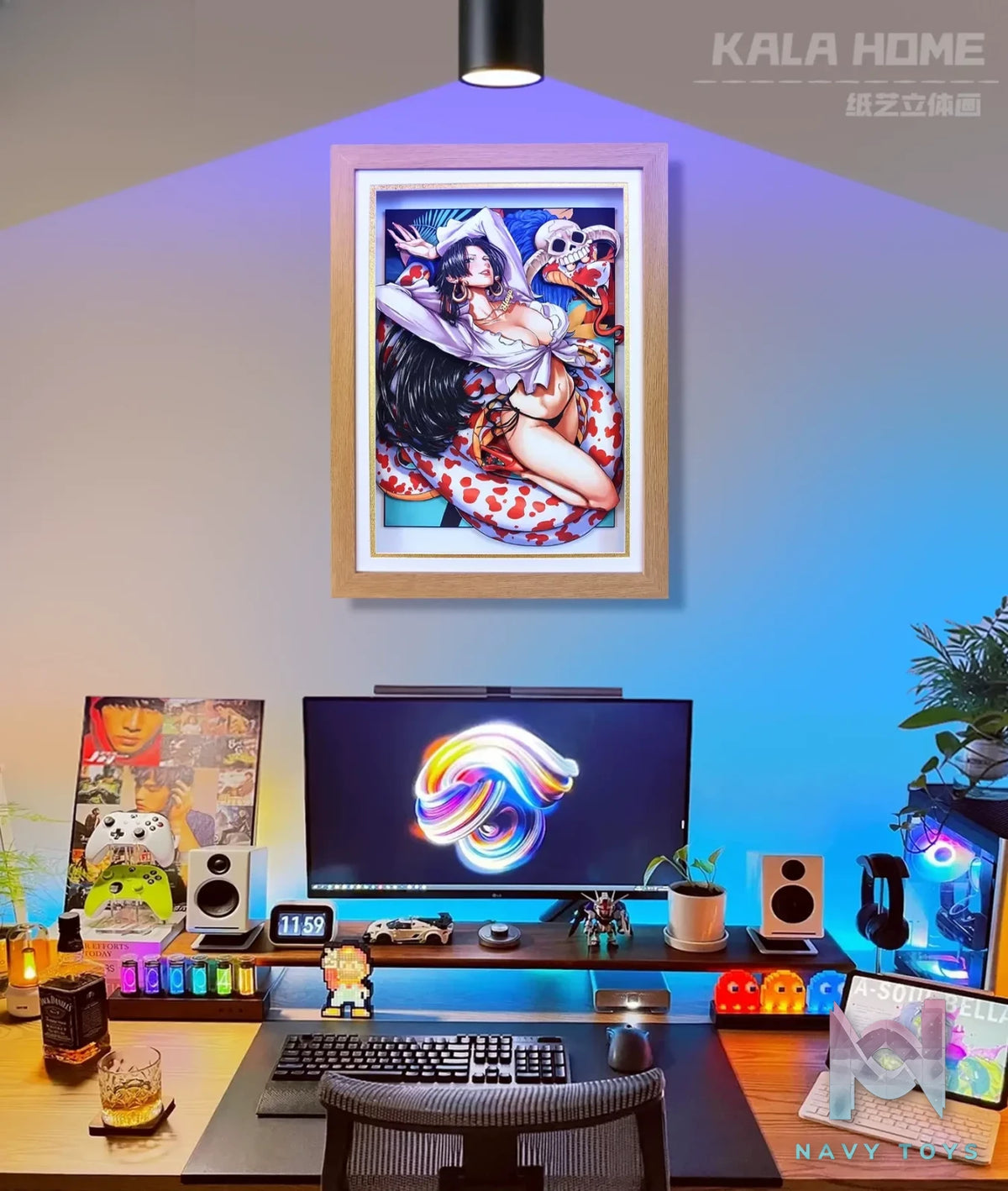 KALA HOME Studio – Boa Hancock 3D Decorative Painting One Piece