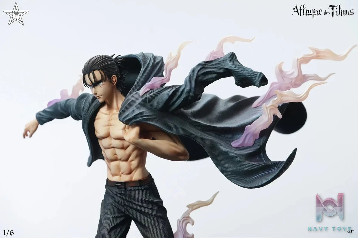 Craftsman Studio - Eren Clothing Attack on Titan resin statue Navy Toys anime figure