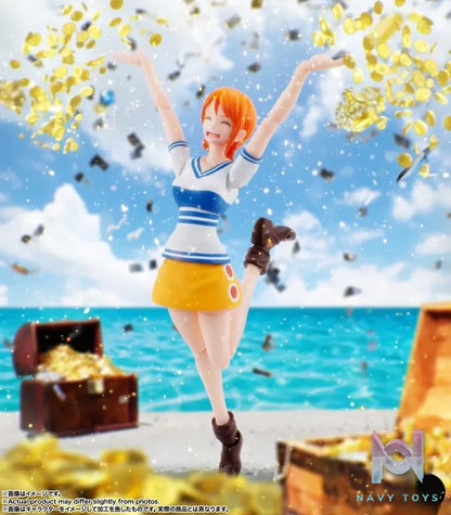 BANDAI – Bandai Souls SHF Adventure Prologue One Piece Luffy Nami Action Figure