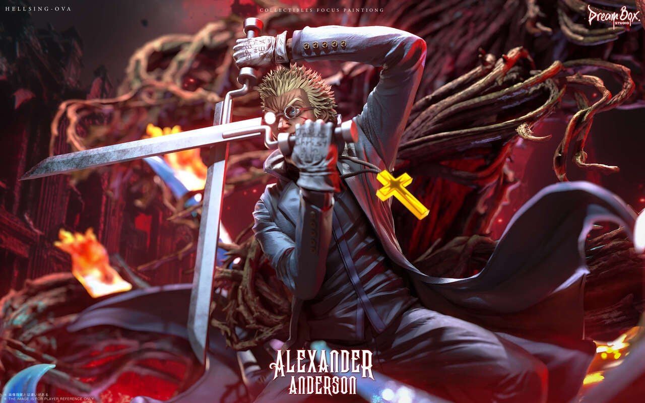 Alexander Anderson - Van Helsing - Dream Box Studio resin statue dream box studio anime figure