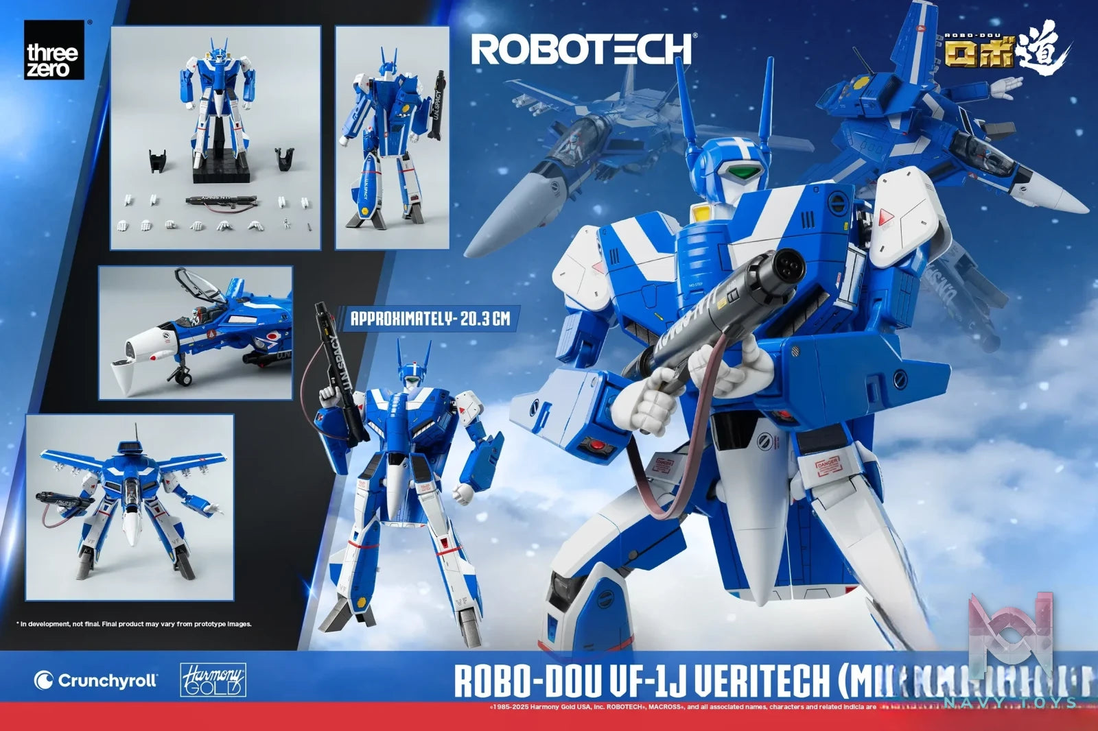 Threezero – ROBO-DOU ROBOTECH VF-1J Veritech (Max Sterling) (Licensed)