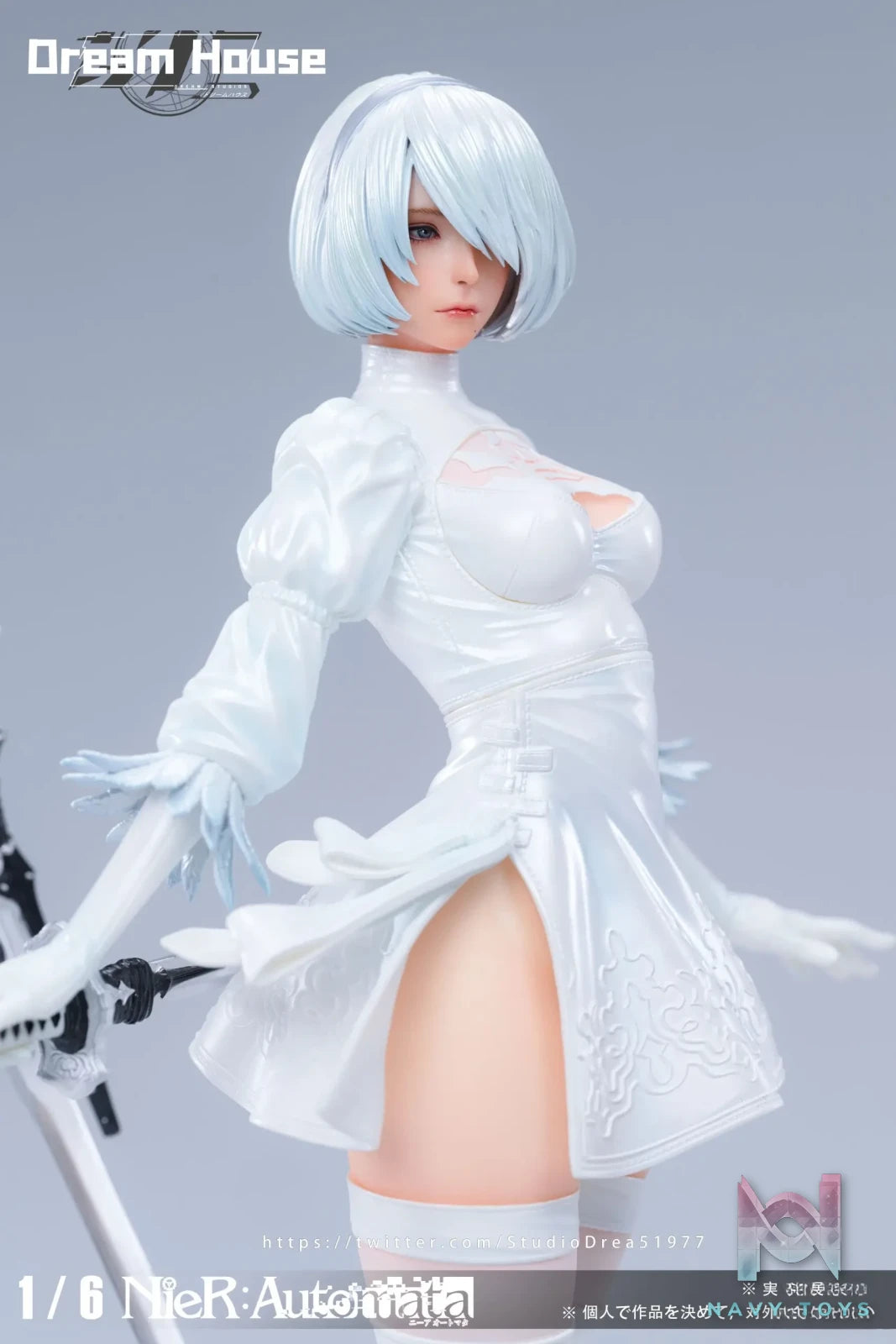 Dream House Studio – NieR Automata 2B 1/6 scale painted finished product