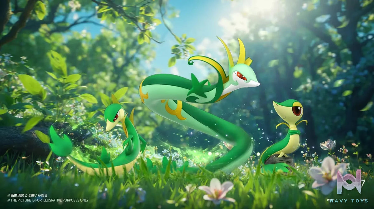 Wonder Studio – Pokémon Arbok Evolution Set & Serperior Evolution Set