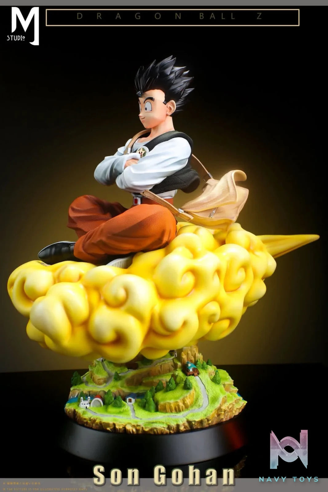 Student Gohan resin statue MJ Studio anime figure