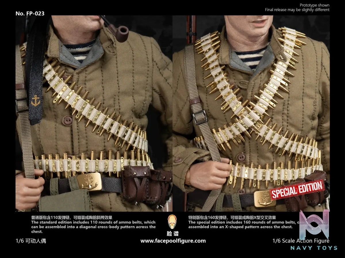 Facepoolfigure – 1/6 Action Figure Soviet Naval Infantry Rifleman Black Sea Fleet FP023A & FP023B (Licensed)