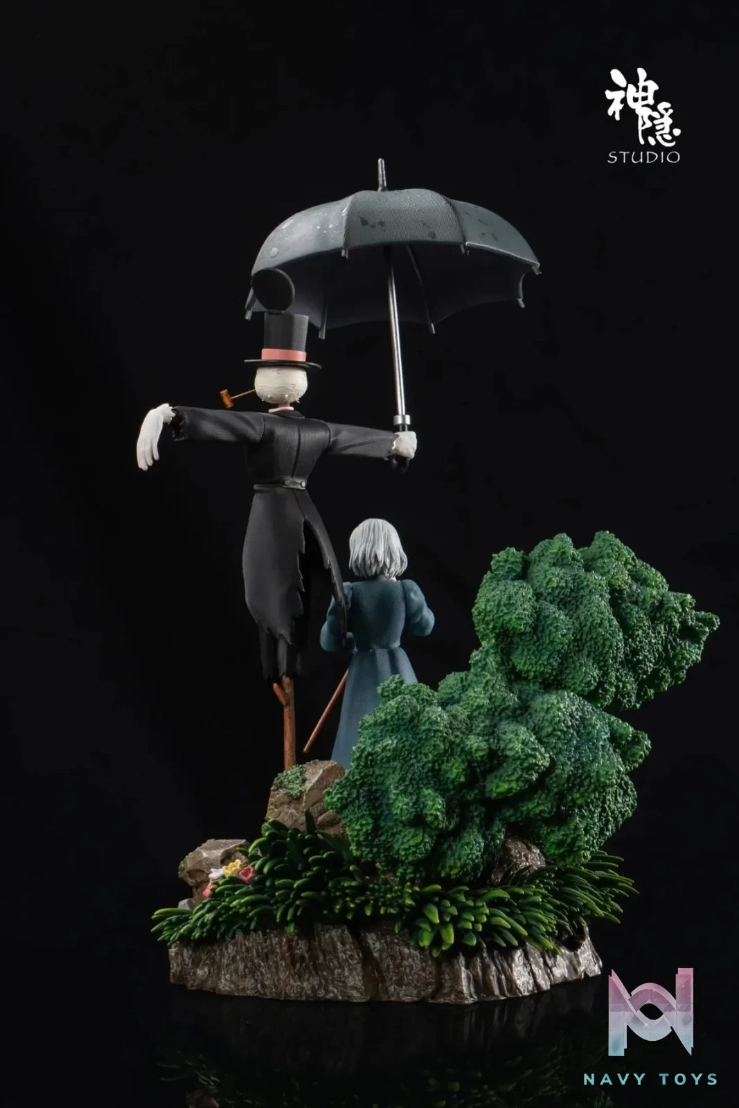 Shen Yin Studio - Howl's Moving Castle Silhouette Moment Series Turnip Head's Guardian resin statue Navy Toys anime figure