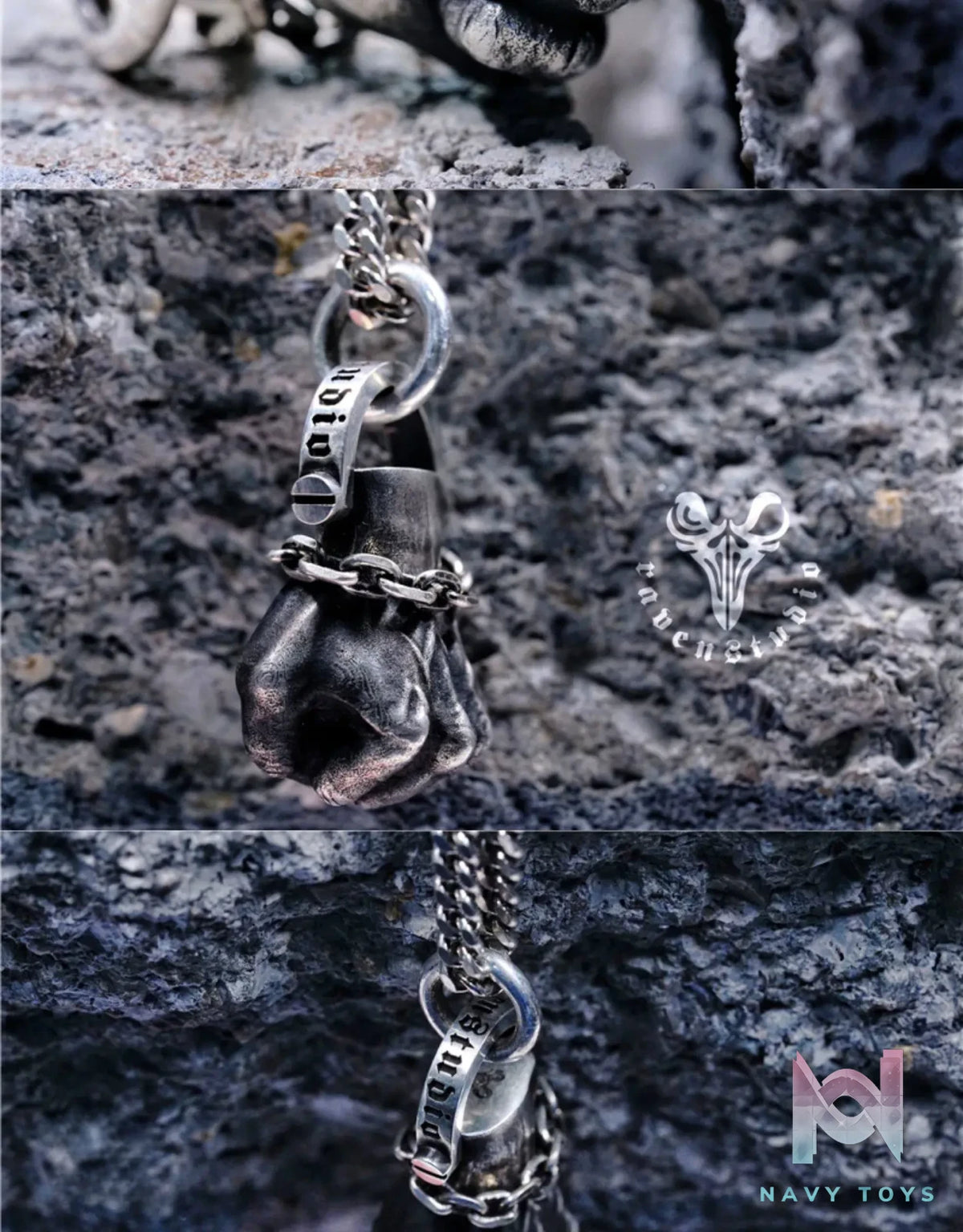 Raven Studio (silver jewelry) – Exclusive Design Legendary Fist Pendant Necklace Original