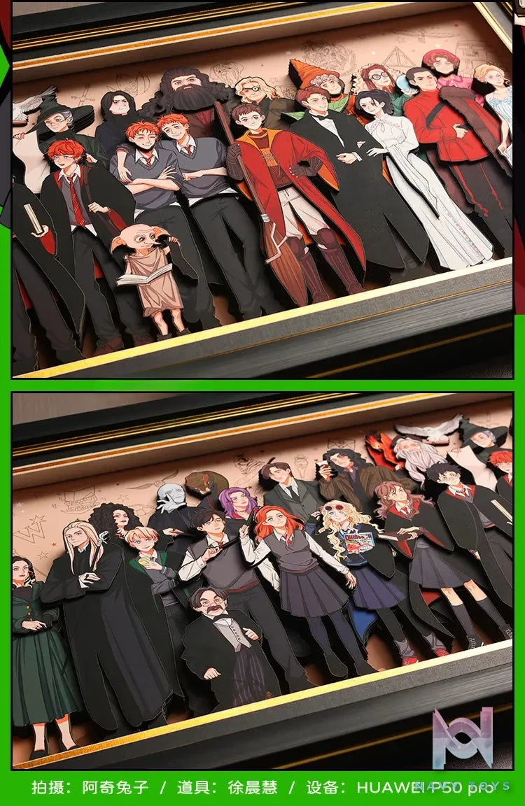 Yu Zhi Jiang Studio – Harry Potter Multiple Characters 3D Decorative Painting Harry Potter