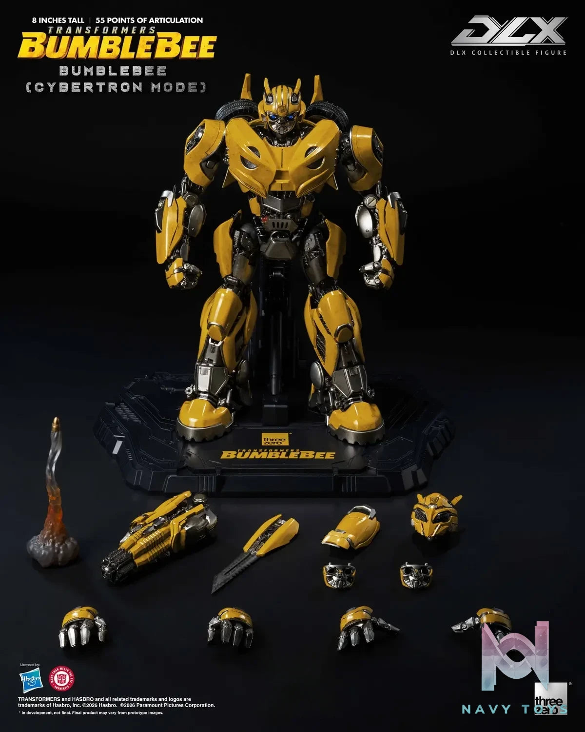 Threezero – Transformers: Bumblebee DLX Bumblebee (Cybertron Mode) 3Z10490W0 (Licensed)