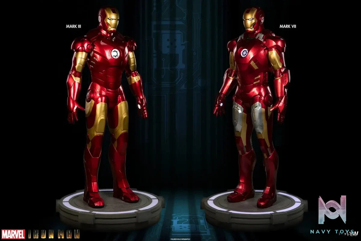 Sideshow Collectibles - Marvel Iron Man Mark III 400310 (Licensed) resin statue Navy Toys anime figure